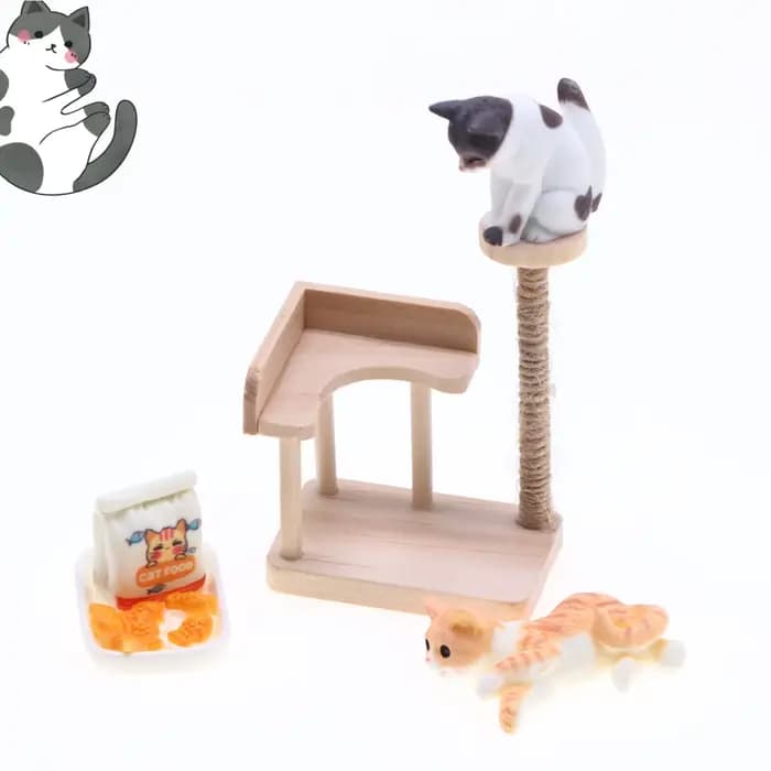 Cadre d'escalade l'inventaire en bois pour chat