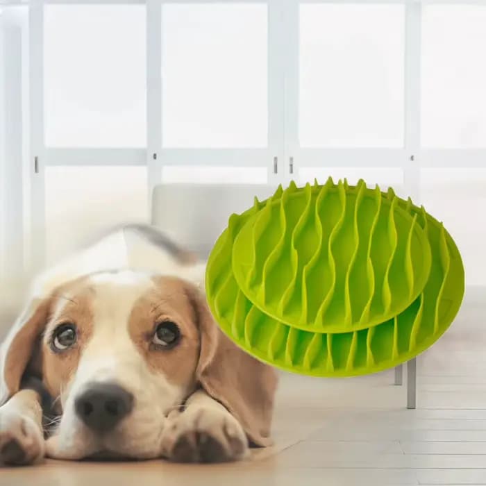 Animal de compagnie chien chat nourriture mangeoire lente Jungle Design chiot anti-étouffement