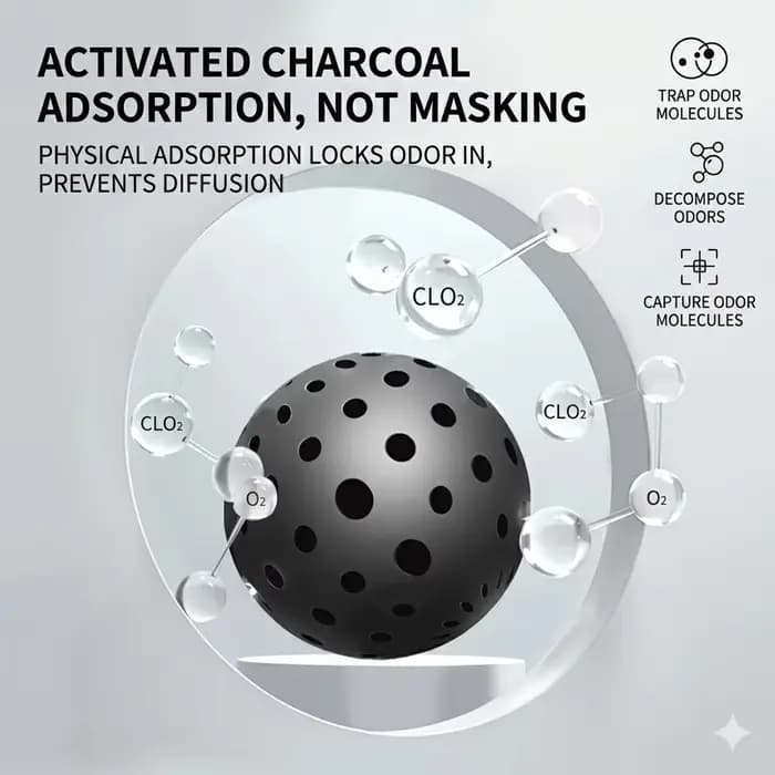 Perles désodorisantes pour litière pour chat 250ML