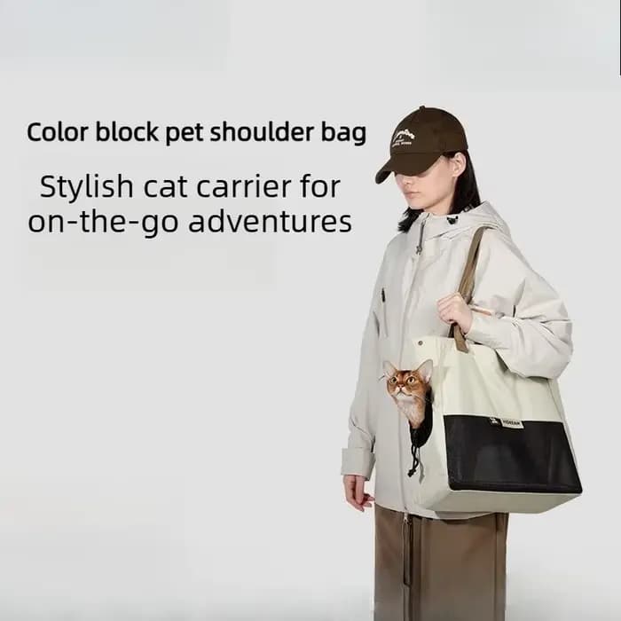 Sac de transport pour chat à porter à l'épaule