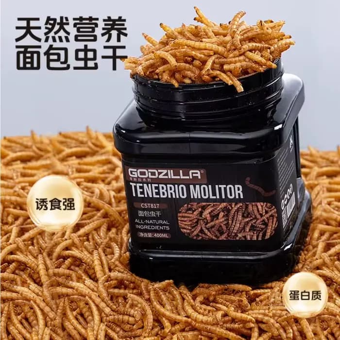 Jonsanty tortue Snack série poisson sans sel crevettes vers de farine haute protéine Calcium pour tortues nutritif délicieux