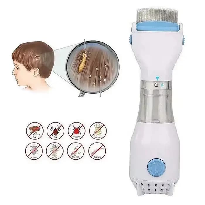 Brosse Électrique Anti Poux pour Animaux de Compagnie