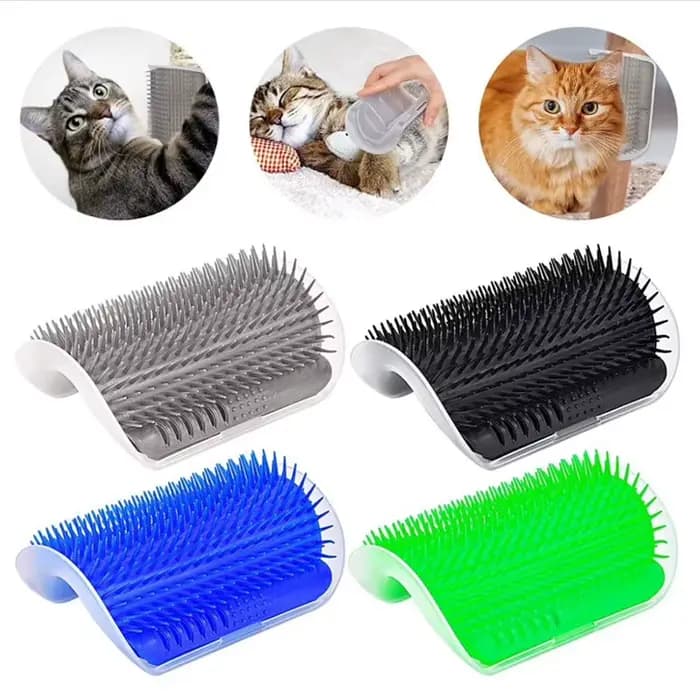 Brosse d'angle massante pour chats