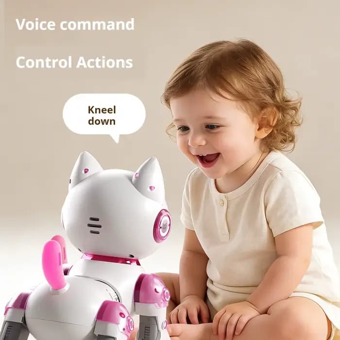 Robot chat dansant télécommandé