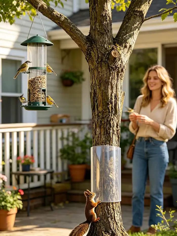 Film protecteur transparent anti-escalade pour arbres