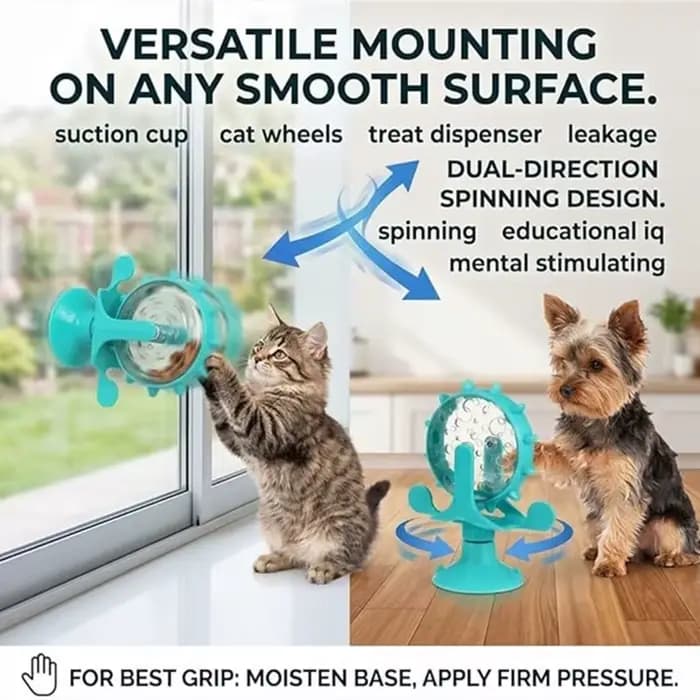 Jouet distributeur de friandises pour chat et chien