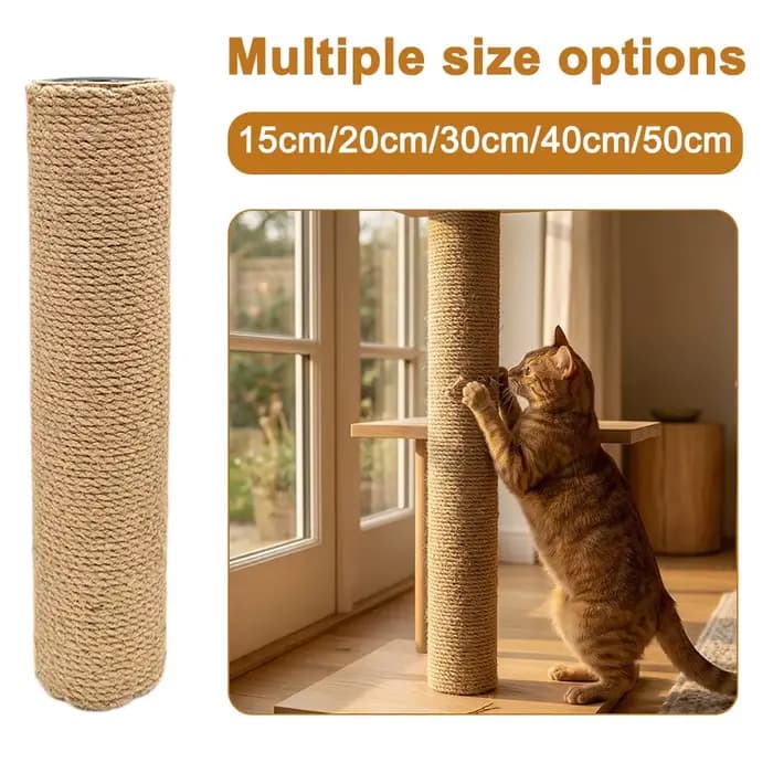 Piliers de remplacement robustes en corde de sisal pour arbre à chat DIY