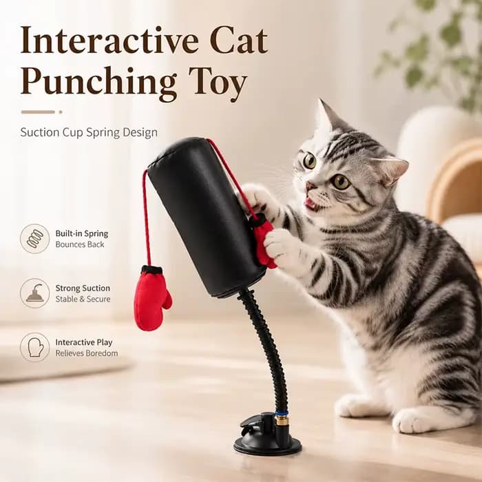 Nouveau jouet de boxe pour chat