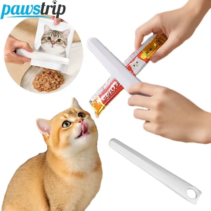 Cuillère distributrice de nourriture humide pour animaux de compagnie