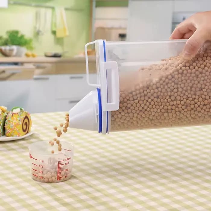 Conteneur hermétique pour aliments pour animaux de compagnie – Bac durable de grande capacité avec pelle