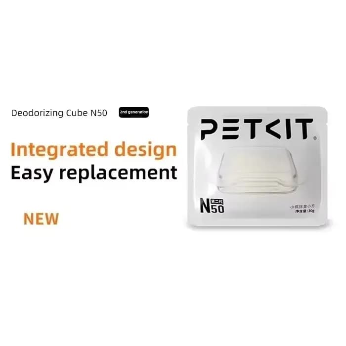 PETKIT N50 Cubes déodorants deuxième génération pour PURA MAX bac à litière automatique recharge fournitures de contrôle des odeurs d'animaux accessoires