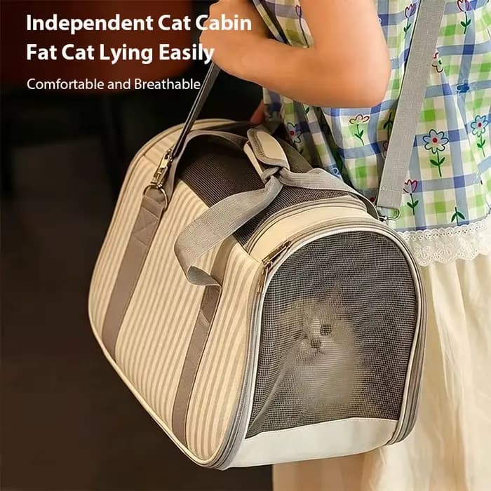 Sac de transport pliable pour chat