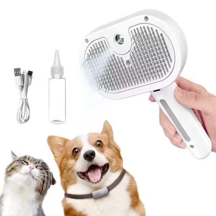 Brosse à vapeur pour chat