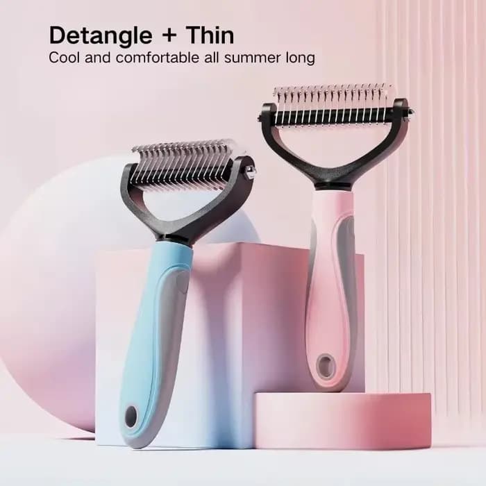 (1PC) Peigne de toilettage pour animaux de compagnie - Choisissez 11 ou 17 dents - Brosse démêlante pour chats et chiens