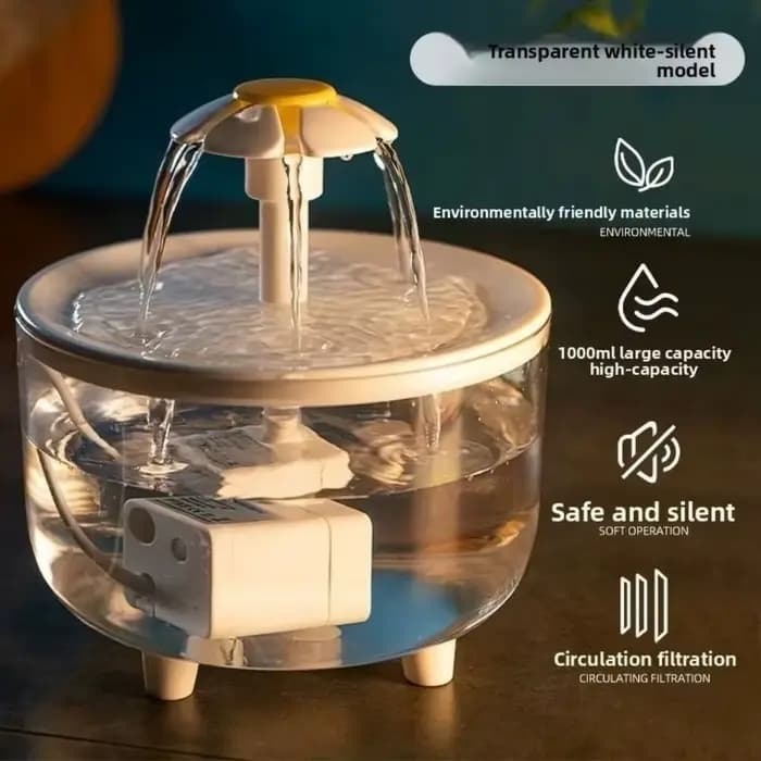 Fontaine à eau automatique pour chat électrique