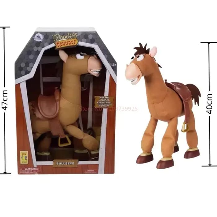 Toystory Original Toy Story 4 Woody Mount Coeurs Cheval Bullsey 18 pouces modèles sonores interactifs jouets enfants mignon présent cadeau chaud