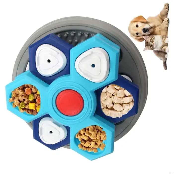 Plat pour animaux à alimentation lente en 4 étapes