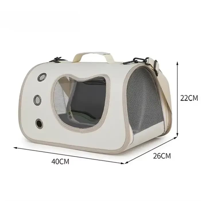Sac de transport portable pour petits chiens et chats, sac pliable pour chat d'extérieur, sac à bandoulière respirant pour chat, sac de transport pour chaton