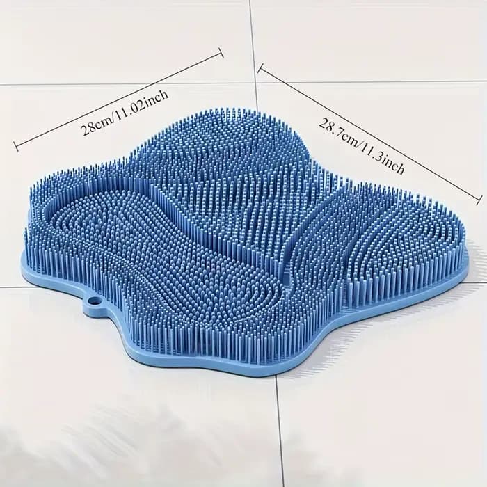 Brosse et grattoir de massage pour chat 2 en 1 | Outil d'auto-œilage avec poils en caoutchouc | Conception peu