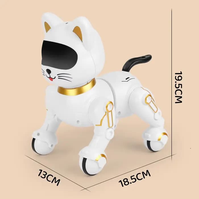 Nouveau Chat Mécanique Intelligent Télécommandé pour Enfants, Robot Électrique Garçon, Jouet Interactif Programmable pour Enfants, Cadeau