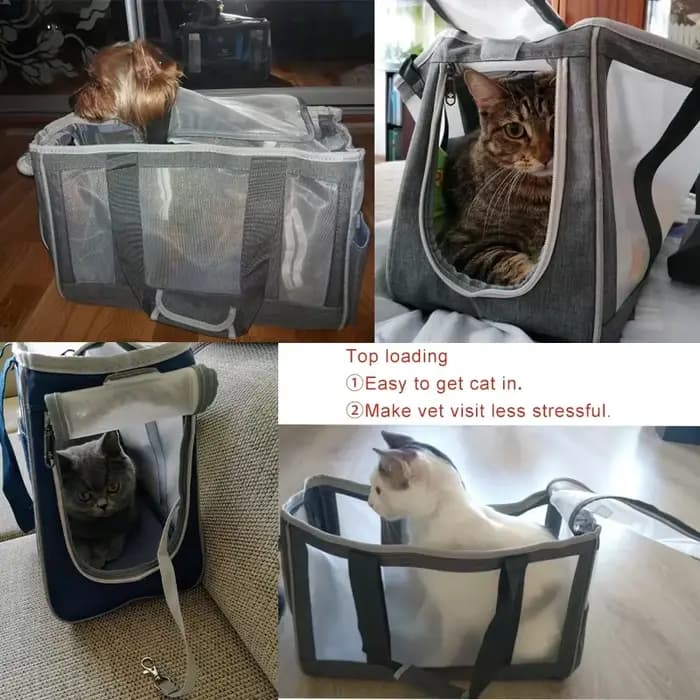Sac de transport respirant portable pour animaux de compagnie