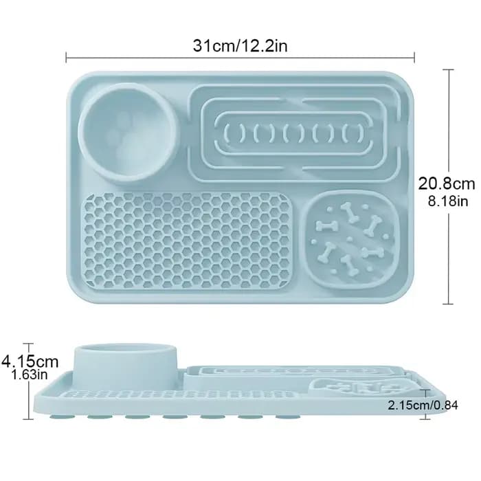 Tapis de repas pour animaux de compagnie