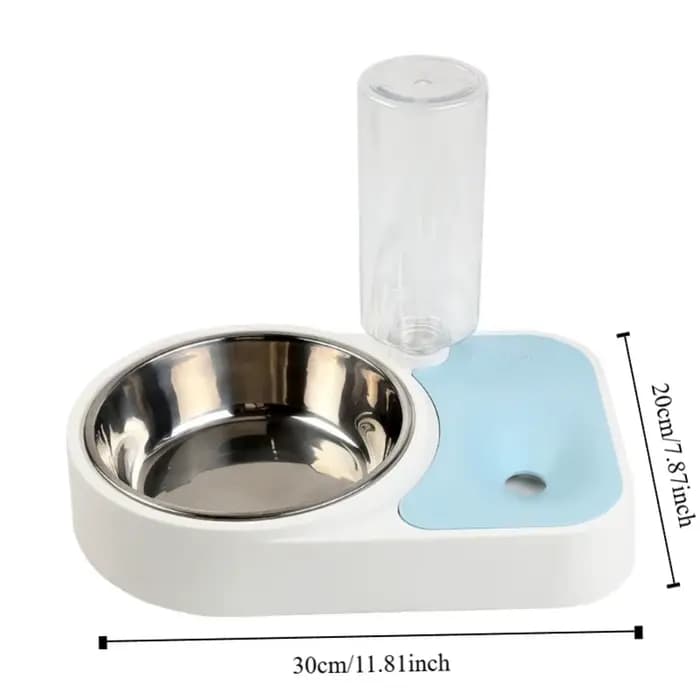 Gamelle pour chat en acier inoxydable anti-éclaboussures, anti-renversement, antidérapante, abreuvoir étanche, fournitures pour animaux de compagnie