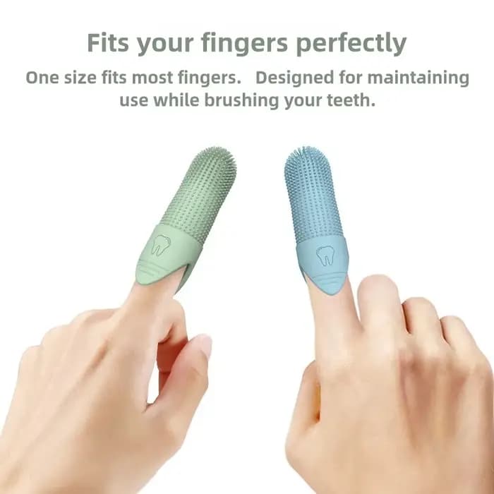 Brosse à dents en silicone de qualité alimentaire pour chiens et chats
