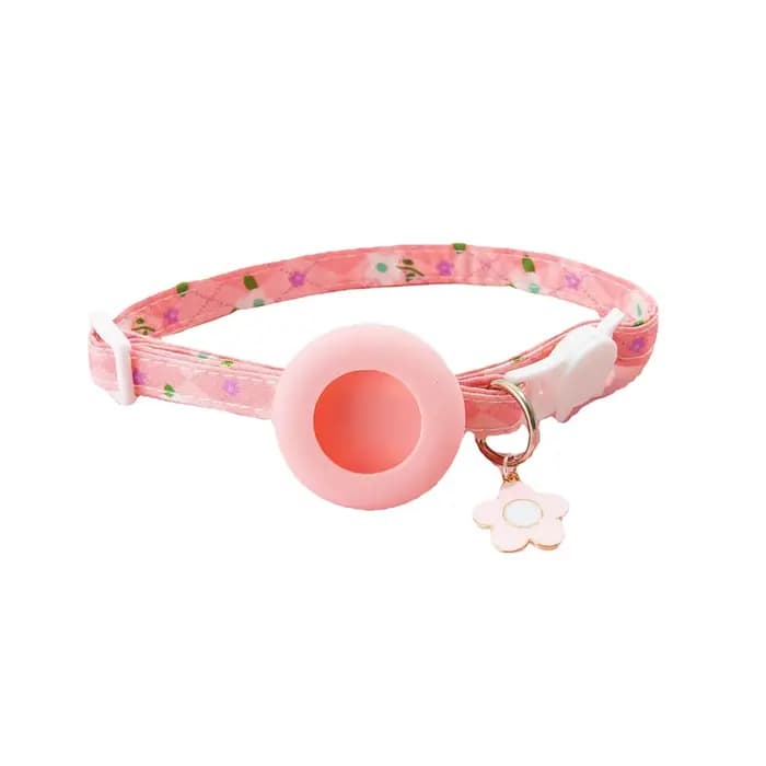 Collier de sécurité réglable pour chat avec support Apple Air Tag