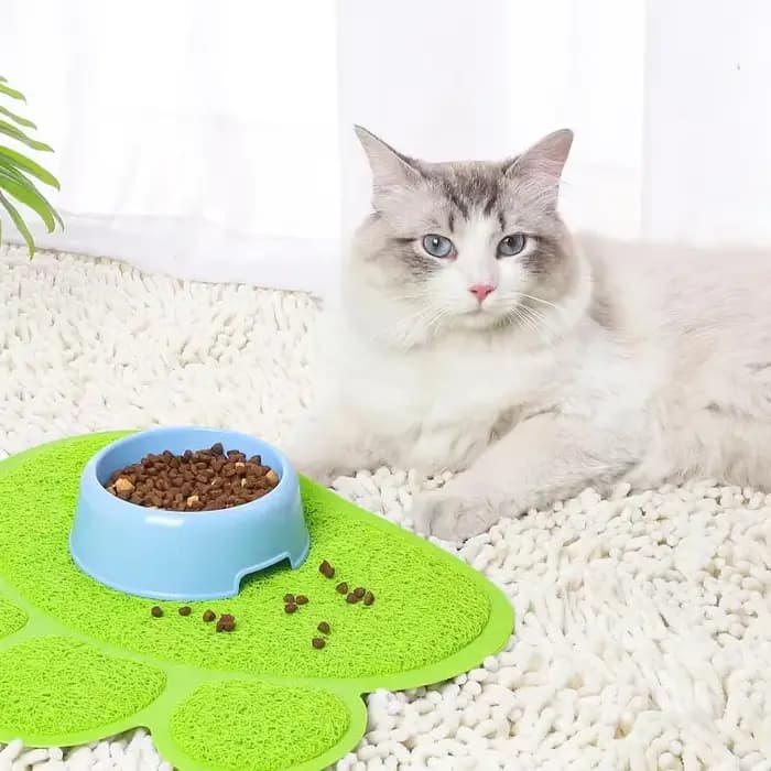 Nouveau Tapis de Litière pour Chat, Tapis de Repas pour Animaux, Anti-Salissure, Anti-Glisse, Coussin Anti-Éclaboussures, Tapis de Sol pour Cage de Chat, Tapis pour Chien, Produits pour Animaux de Com