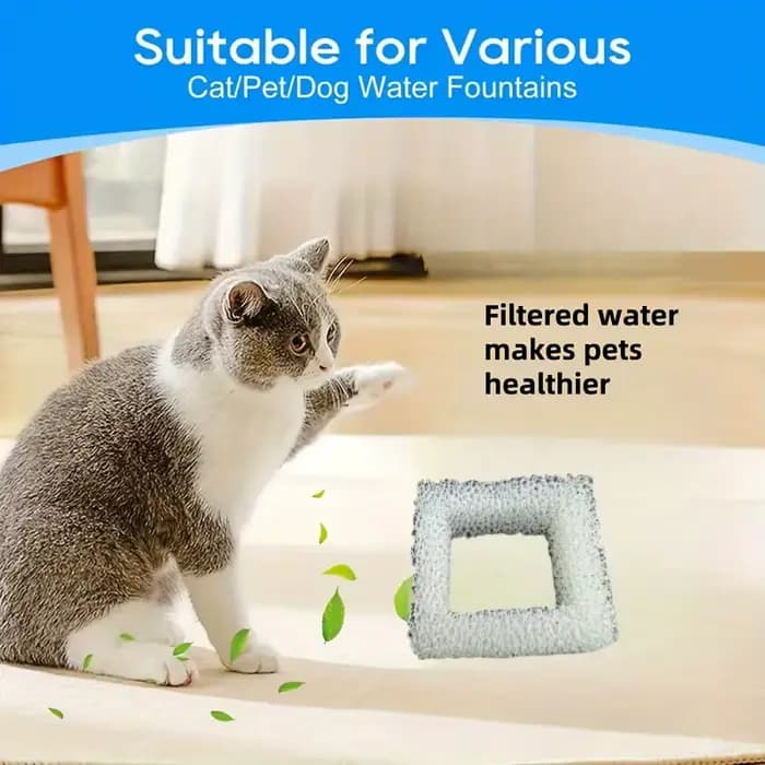 Filtres en mousse pour fontaine d'eau pour chat