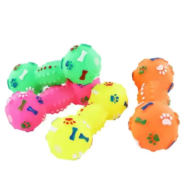Jouets à mâcher en plastique pour chien et chat