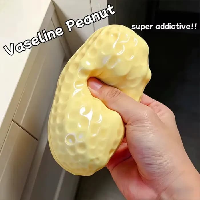 Jouet Squishy Cacahuète à Rebond Lent, Anti-Stress, Sensoriel, Décompression, Cadeau pour Adultes - Meilleure Vente