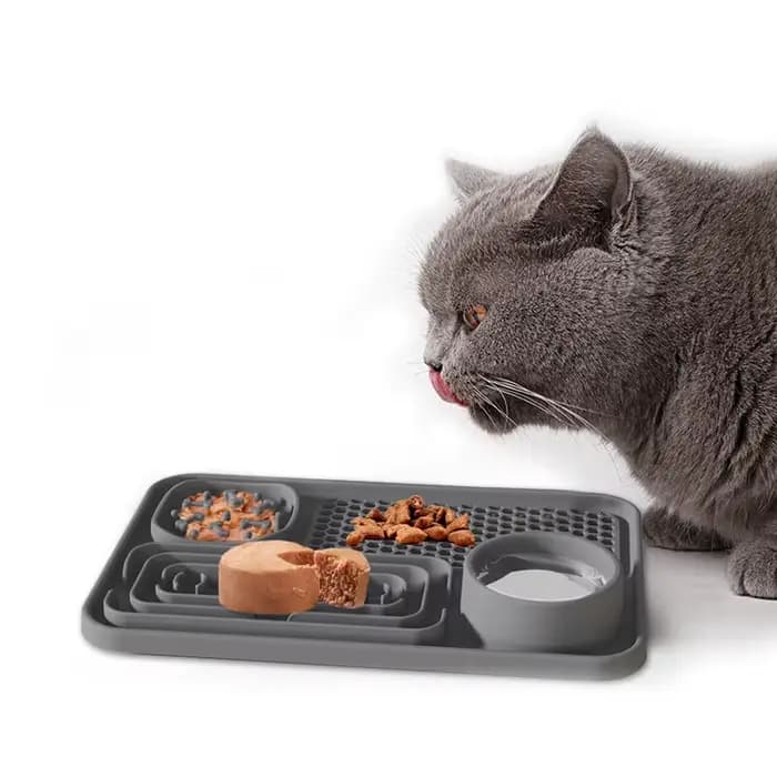 Tapis de repas pour animaux de compagnie