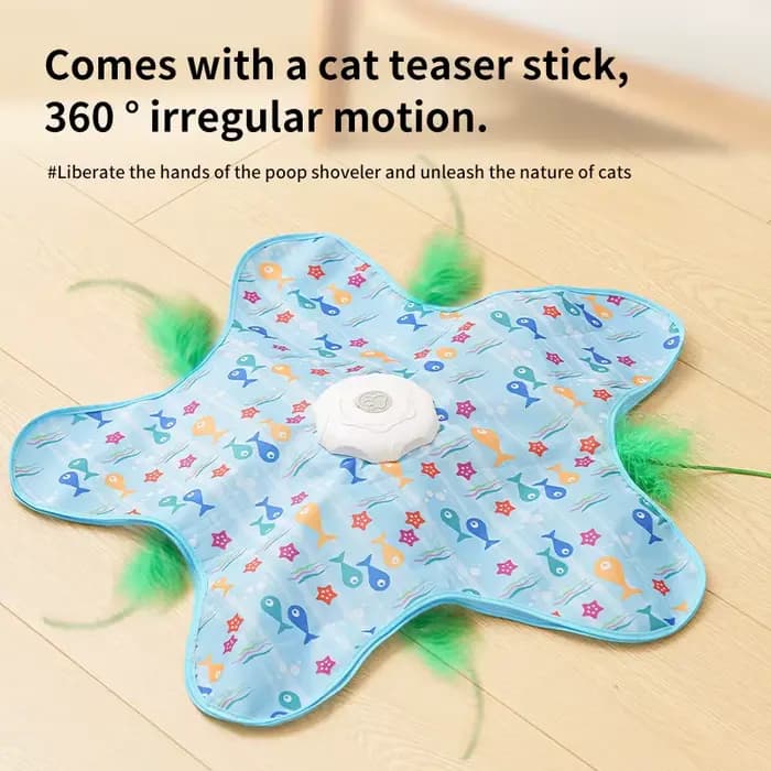 Jouet électrique interactif pour chat : bâton intelligent et amusant pour stimuler et soulager l'ennui