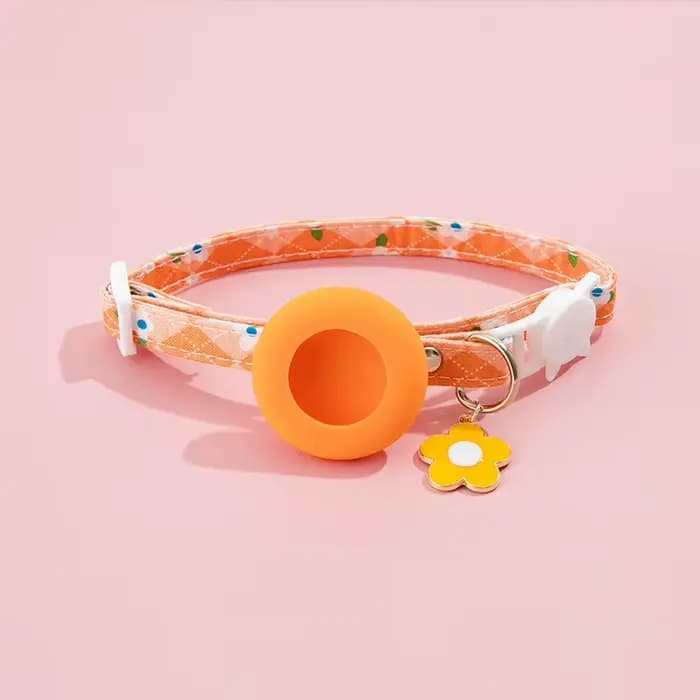 Collier de sécurité réglable pour chat avec support Apple Air Tag
