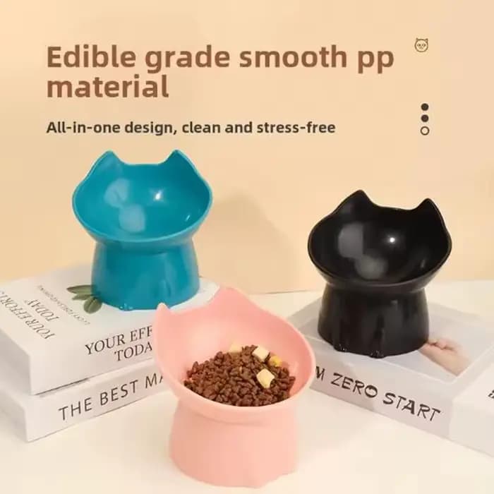 Nouveau bol pour chat avec longues oreilles et bol pour pieds hauts avec protection du cou