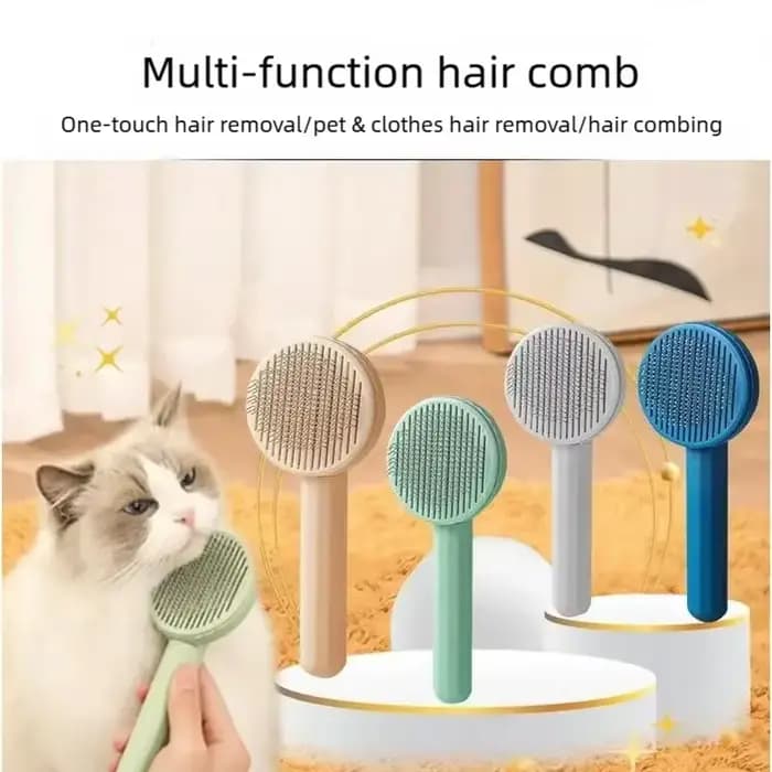 Brosse à poils pour chien, peigne pour chat, toilettage et soin, brosse pour chat en acier inoxydable, peigne pour chiens à poils longs, accessoires de nettoyage pour animaux de compagnie
