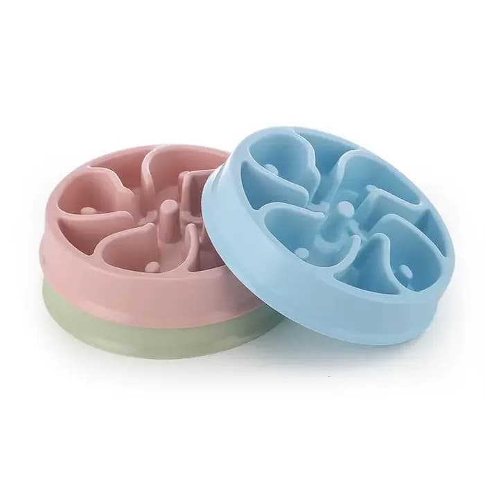 Gamelle anti-étouffement à alimentation lente pour chien et chat
