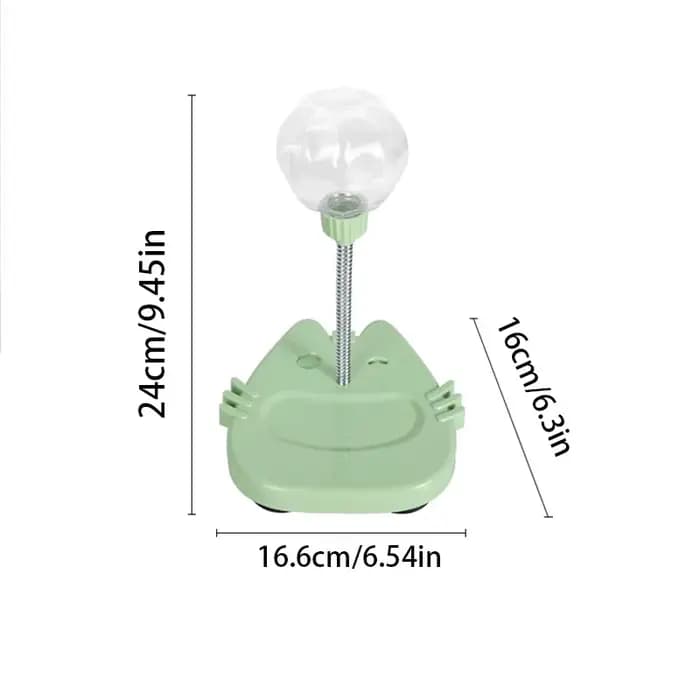 Jouet interactif pour chat avec distributeur de friandises oscillant