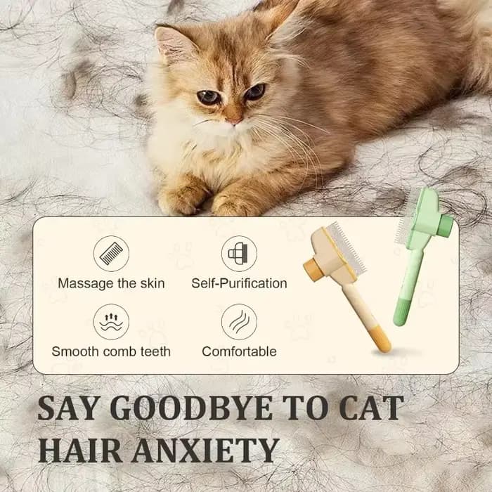 Brosse épilatoire pour chat et chien