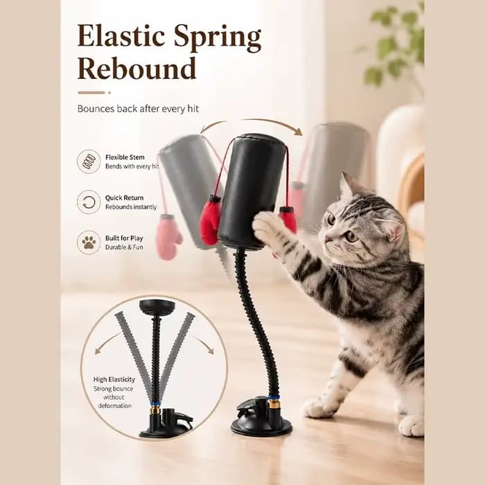 Jouet de boxe pour chat