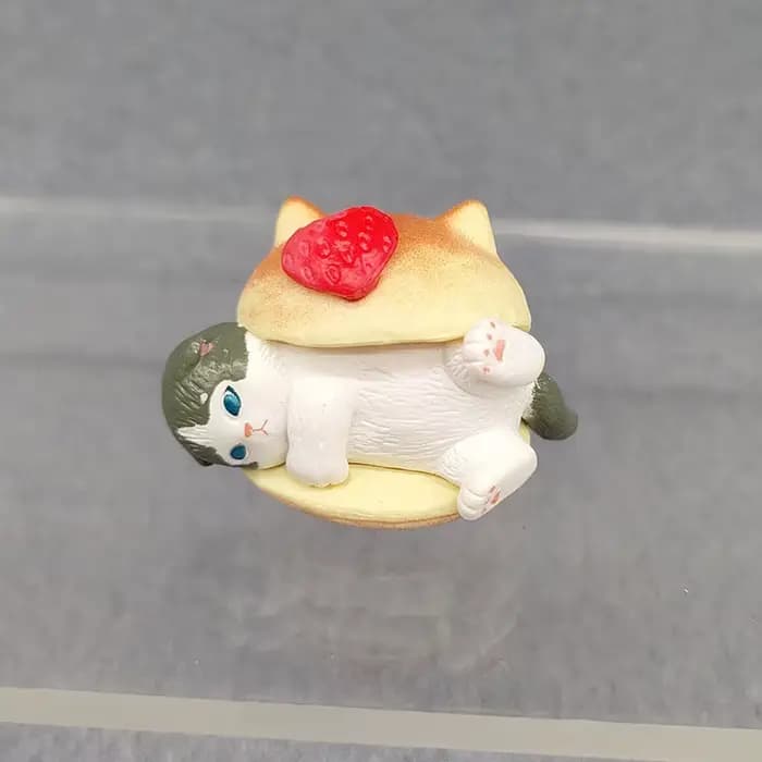Burger chat boîte aveugle chats figurine jouet modèle décoration ornements cadeaux d'anniversaire