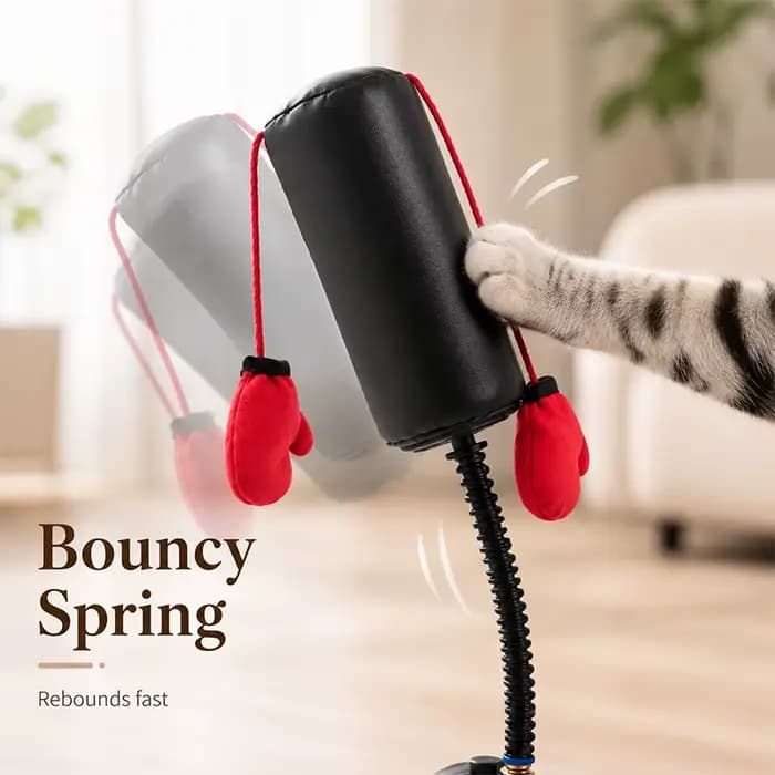 Jouet de boxe pour chat