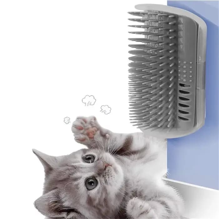 Brosse d'angle massante pour chats