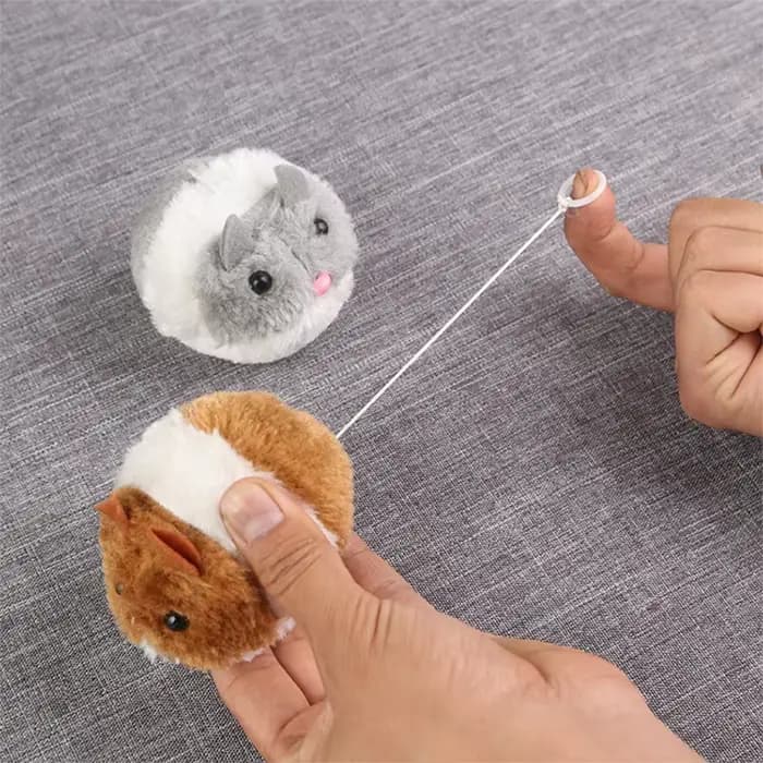 Souris mignonne pour chat, fournitures pour chat, jouet en peluche, mouvement à secouer, souris, chaton, petite souris en peluche amusante, jouets interactifs pour chat