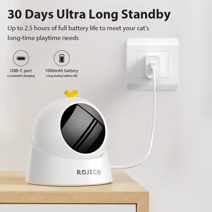 ROJECO automatique chat Laser jouet Interactif Mode réglable électrique