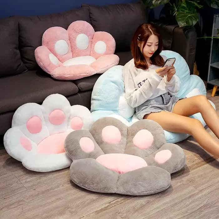 Coussin de chaise en forme de patte de chat