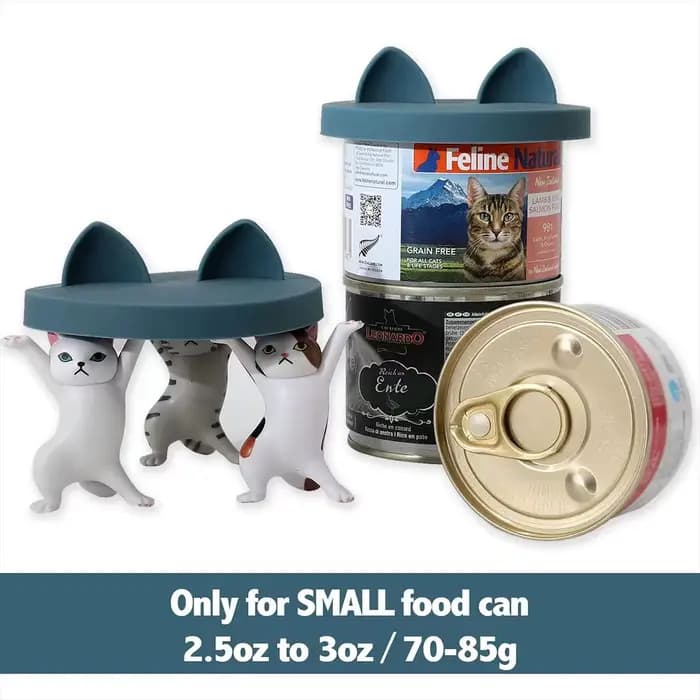 Couvercle en silicone pour boîte de conserve pour chat