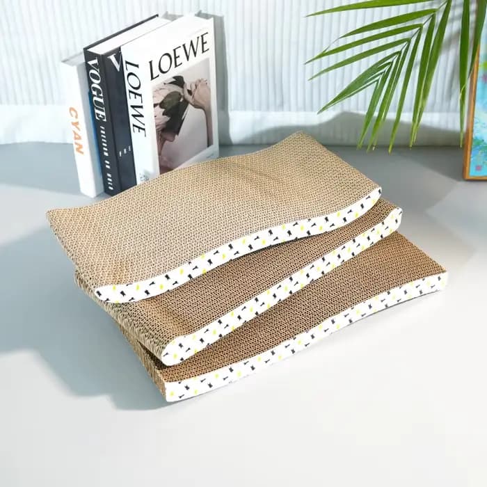 Planche à gratter en carton pour chat